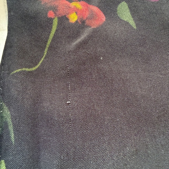 Alice + Olivia Womens Jem Puff Sleeve Multicolor Floral Shirtdress Small - Picture 6 of 12